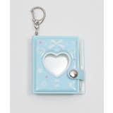 サックス | リボンハートIDフォトアルバムキーホルダー | WEGO【WOMEN】