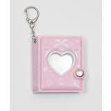 ライトピンク | リボンハートIDフォトアルバムキーホルダー | WEGO【WOMEN】