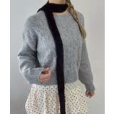 ブラック | シャギーニットナローマフラー | WEGO【WOMEN】