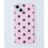 柄2 | ドットiphoneケース(ピンク) | WEGO【WOMEN】
