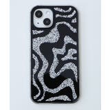 柄2 | グリッターウェーブiphoneケース(ブラック) | WEGO【WOMEN】