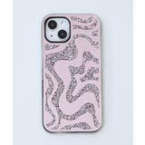 グリッターウェーブiphoneケース(ピンク) | WEGO【WOMEN】 | 詳細画像1 