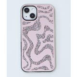 柄2 | グリッターウェーブiphoneケース(ピンク) | WEGO【WOMEN】