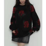 柄4 | シャギーパターンニットBIGプルオーバー | WEGO【WOMEN】