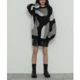 シャギーパターンニットBIGプルオーバー | WEGO【WOMEN】 | 詳細画像24 