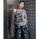シャギー2WAYグラフィックワンショルニット | WEGO【WOMEN】 | 詳細画像15 