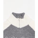 バイカラーニットトラックジャケット | WEGO【WOMEN】 | 詳細画像12 