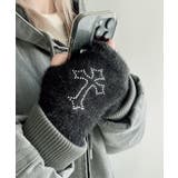 ブラック | ラインストーンアームカバー | WEGO【WOMEN】