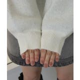 フラッフィーハーフジップニット | WEGO【WOMEN】 | 詳細画像8 