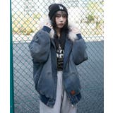 デニムキルトファーフードブルゾン | WEGO【WOMEN】 | 詳細画像6 