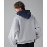 ワンポイントバイカラープルパーカー | WEGO【MEN】 | 詳細画像41 