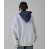 ワンポイントバイカラープルパーカー | WEGO【MEN】 | 詳細画像50 