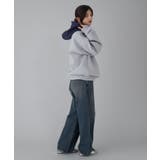 ワンポイントバイカラープルパーカー | WEGO【MEN】 | 詳細画像54 