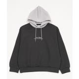 ワンポイントバイカラープルパーカー | WEGO【MEN】 | 詳細画像67 