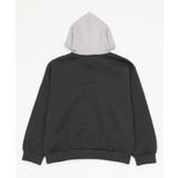 ワンポイントバイカラープルパーカー | WEGO【MEN】 | 詳細画像72 