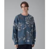 ブルー | ファジーパターンプルオーバー | WEGO【MEN】