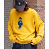 イエロー | ジャガードアニマルプルオーバー | WEGO【MEN】