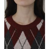 アーガイルニットプルオーバー | WEGO【WOMEN】 | 詳細画像4 