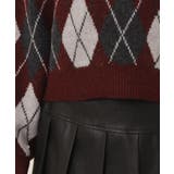 アーガイルニットプルオーバー | WEGO【WOMEN】 | 詳細画像6 