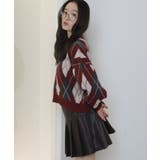 アーガイルニットプルオーバー | WEGO【WOMEN】 | 詳細画像8 