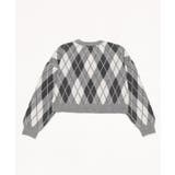 アーガイルニットプルオーバー | WEGO【WOMEN】 | 詳細画像18 