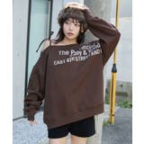 柄4 | 裏起毛2WAYグラフィックワンショルBIGスウェット | WEGO【WOMEN】