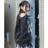 裏起毛2WAYグラフィックワンショルBIGスウェット | WEGO【WOMEN】 | 詳細画像12