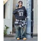 裏起毛2WAYグラフィックワンショルBIGスウェット | WEGO【WOMEN】 | 詳細画像14
