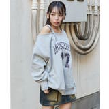 裏起毛2WAYグラフィックワンショルBIGスウェット | WEGO【WOMEN】 | 詳細画像17