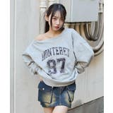 裏起毛2WAYグラフィックワンショルBIGスウェット | WEGO【WOMEN】 | 詳細画像19