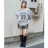 裏起毛2WAYグラフィックワンショルBIGスウェット | WEGO【WOMEN】 | 詳細画像20