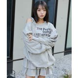 裏起毛2WAYグラフィックワンショルBIGスウェット | WEGO【WOMEN】 | 詳細画像23