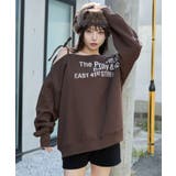 裏起毛2WAYグラフィックワンショルBIGスウェット | WEGO【WOMEN】 | 詳細画像29