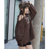 裏起毛2WAYグラフィックワンショルBIGスウェット | WEGO【WOMEN】 | 詳細画像30