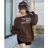 裏起毛2WAYグラフィックワンショルBIGスウェット | WEGO【WOMEN】 | 詳細画像34