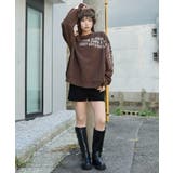裏起毛2WAYグラフィックワンショルBIGスウェット | WEGO【WOMEN】 | 詳細画像36