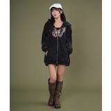 エイジドバタフライジップパーカー | WEGO【WOMEN】 | 詳細画像2 