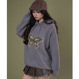 バタフライニットパーカー | WEGO【WOMEN】 | 詳細画像3 