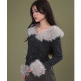 ファーデザインジップニット | WEGO【WOMEN】 | 詳細画像7 