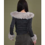 ファーデザインジップニット | WEGO【WOMEN】 | 詳細画像8 