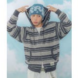 シャギーボーダーニットパーカー | WEGO【MEN】 | 詳細画像4 