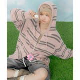 シャギーボーダーニットパーカー | WEGO【MEN】 | 詳細画像7 