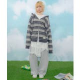 シャギーボーダーニットパーカー | WEGO【MEN】 | 詳細画像9 