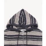 シャギーボーダーニットパーカー | WEGO【MEN】 | 詳細画像37 