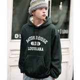 ダークグリーン | カレッジロゴボアパーカー | WEGO【MEN】