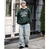 カレッジロゴボアパーカー | WEGO【MEN】 | 詳細画像4 