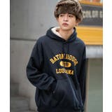 カレッジロゴボアパーカー | WEGO【MEN】 | 詳細画像14 
