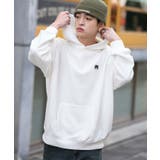 ホワイト | ワンポイント刺繍プルパーカー | WEGO【MEN】
