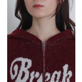 フラッフィーグラフィックジャガードニットZIPパーカー | WEGO【WOMEN】 | 詳細画像5 