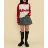 ハーフジップロゴラグランニットプルオーバー | WEGO【WOMEN】 | 詳細画像7 